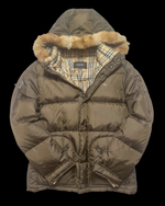 2000’s Burberry Black Label Real Fur Jacket - Brown