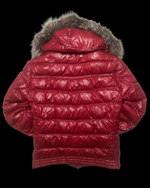 2012 RARE Burberry Black Label Real Fur Jacket - Red