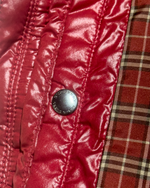 2012 RARE Burberry Black Label Real Fur Jacket - Red