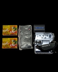 Sony Digital Handycam DCR-PC8E MiniDV Camcorder – Silver