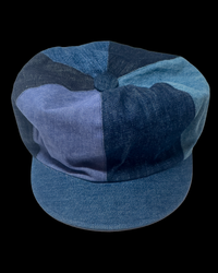 2018 Christian Dior Patchwork Denim Baker Boy Cap – Blue – Size 58