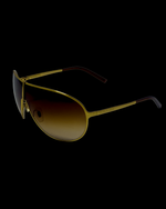 RARE Dolce & Gabbana Gold Shield Sunglasses