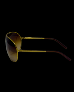 RARE Dolce & Gabbana Gold Shield Sunglasses