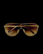 RARE Dolce & Gabbana Gold Shield Sunglasses