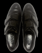 2000's Gucci Black Leather Low-Top Sneakers (Tom Ford Era) - EU 42.5 / UK 8.5