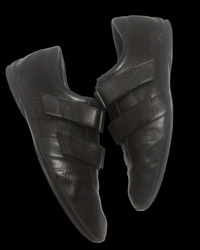 2000's Gucci Black Leather Low-Top Sneakers (Tom Ford Era) - EU 42.5 / UK 8.5