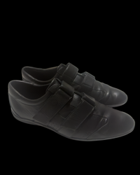 2000's Gucci Black Leather Low-Top Sneakers (Tom Ford Era) - EU 42.5 / UK 8.5