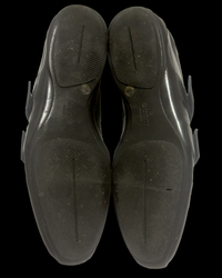 2000's Gucci Black Leather Low-Top Sneakers (Tom Ford Era) - EU 42.5 / UK 8.5