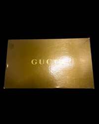 Gucci GG Monogram Leather Sneakers – Beige – UK 7.5 / EU 41.5