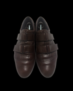 Gucci GG Monogram Leather Sneakers – Chocolate Brown – UK 8 / EU 42