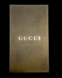 Gucci GG Monogram Leather Sneakers – Chocolate Brown – UK 8 / EU 42