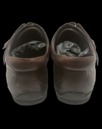 Gucci GG Monogram Leather Sneakers – Chocolate Brown – UK 8 / EU 42