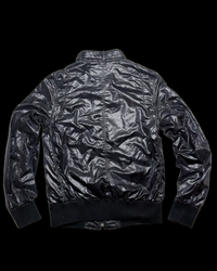 00s Hysteric Glamour Glossy Zip-Up Jacket – Black