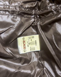 JohnBull Fur Hood Down Puffer Jacket - Metallic Brown/Gold