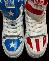 2012 RARE Adidas Originals x Jeremy Scott Wings 2.0 Stars & Stripes – UK 10.5 / EU 45