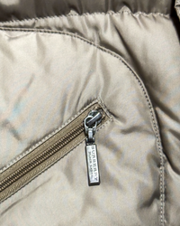 2000’s Burberry Black Label Real Fur Jacket - Khaki