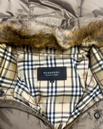 2000’s Burberry Black Label Real Fur Jacket - Khaki
