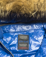 Nicole Club Fur Hood Puffer Jacket - Blue
