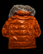 00’s Burberry Black Label 3-Way Down Jacket - Orange