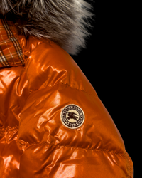 00’s Burberry Black Label 3-Way Down Jacket - Orange
