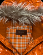 00’s Burberry Black Label 3-Way Down Jacket - Orange