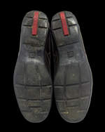 Prada Driver Shoes - Brown Suede/Silver - UK 7 / EU 41