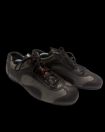 Prada Driver Shoes - Brown Suede/Silver - UK 7 / EU 41