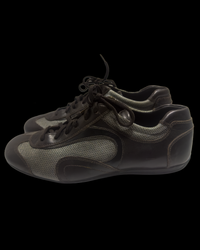 Prada Driver Shoes - Brown Suede/Silver - UK 7 / EU 41