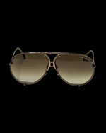 80s Carrera Porsche Design 5621 Gold Sunglasses