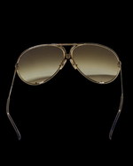 80s Carrera Porsche Design 5621 Gold Sunglasses