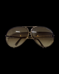 80s Carrera Porsche Design 5621 Gold Sunglasses