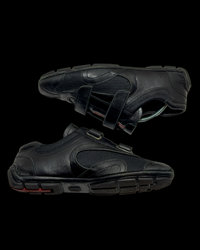 Prada Sport Linea Rossa Double Strap Trainers – Black –  UK 8 / EU 42