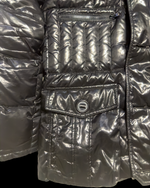 RARE Semantic Design Fur Hood Puffer Jacket - Black
