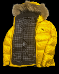 00’s Burberry Black Label 3-Way Down Jacket - Yellow