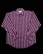 Yves Saint Laurent Pour Homme Striped Shirt – Purple