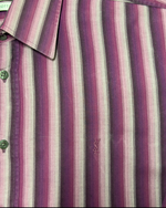 Yves Saint Laurent Pour Homme Striped Shirt – Purple