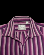 Yves Saint Laurent Pour Homme Striped Shirt – Purple