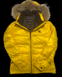 00’s Burberry Black Label 3-Way Down Jacket - Yellow