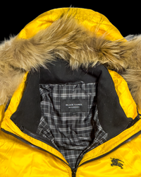 00’s Burberry Black Label 3-Way Down Jacket - Yellow