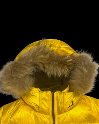 00’s Burberry Black Label 3-Way Down Jacket - Yellow