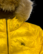 00’s Burberry Black Label 3-Way Down Jacket - Yellow